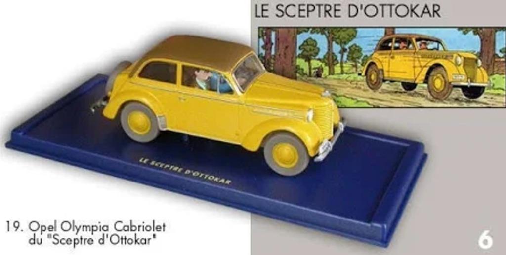 voiture Tintin "sceptre d'ottokar" 1/43, Enlèvement ou Envoi, Tintin, Comme neuf, Statue ou Figurine