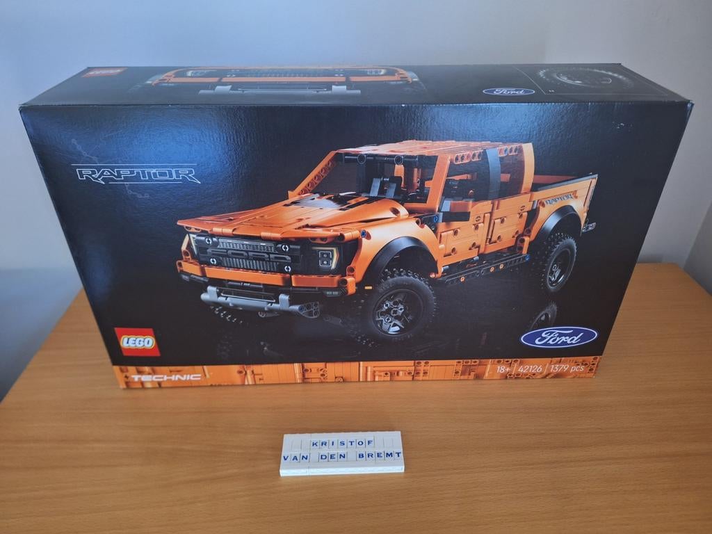 Lego 42126 Ford raptor, Ophalen, Zo goed als nieuw, Lego