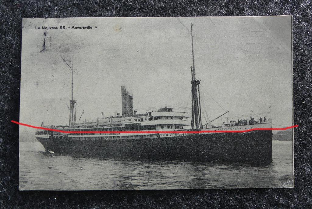 Postkaart 8/11/1918 Le Nouveau SS Anversville WO I, Collections, Enlèvement ou Envoi, Avant 1920, Affranchie, Véhicule