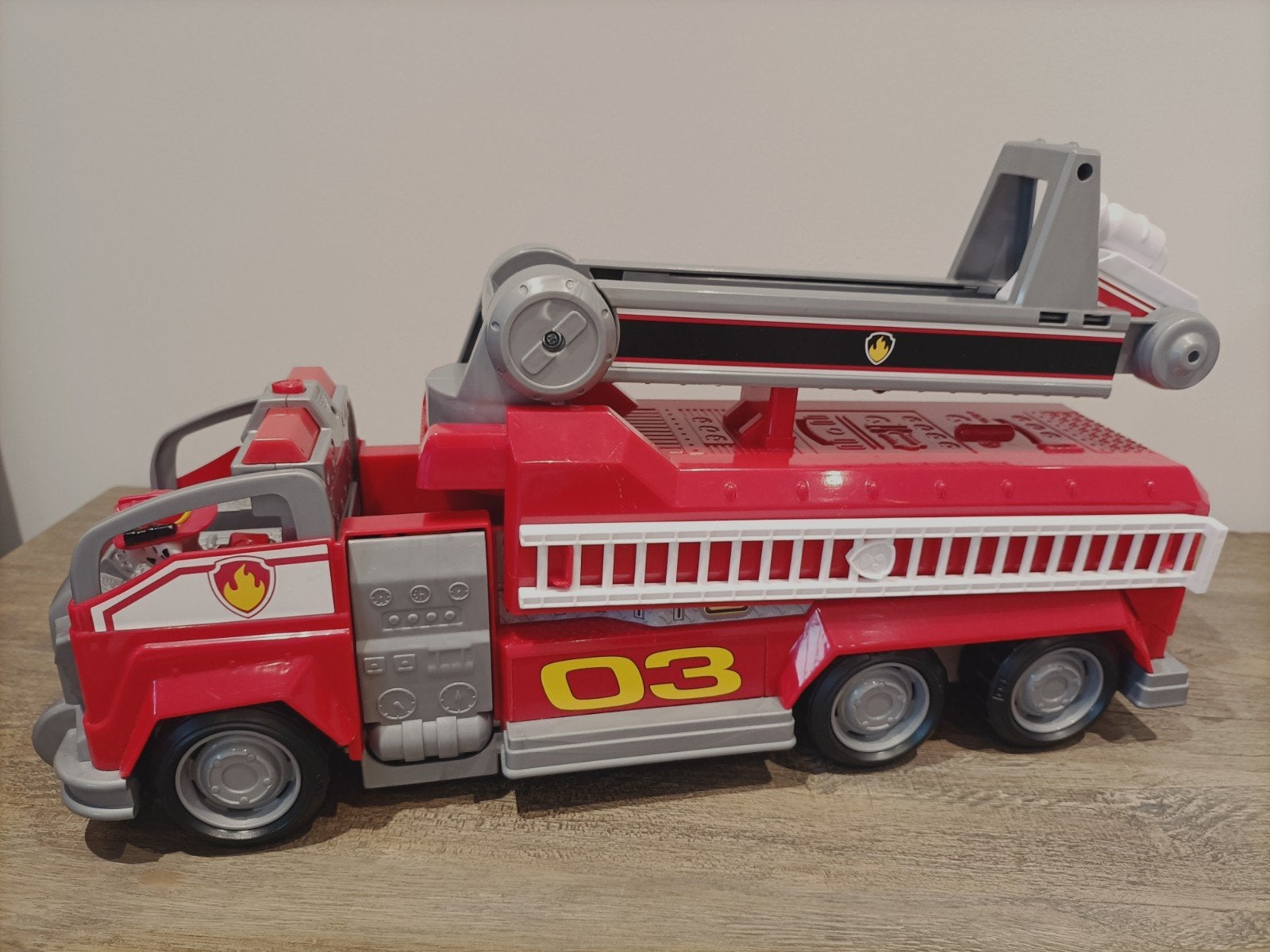 Grote brandweerwagen van Paw Patrol met licht en geluid, Enlèvement, Utilisé