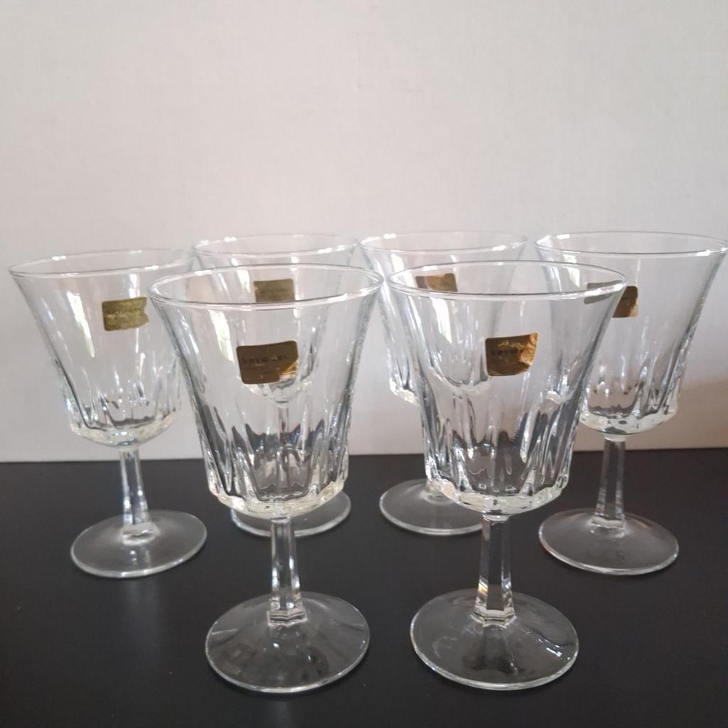 21 Vintage Cristal d'Arques(Luminarc)glazen voor witte wijn, Ophalen of Verzenden