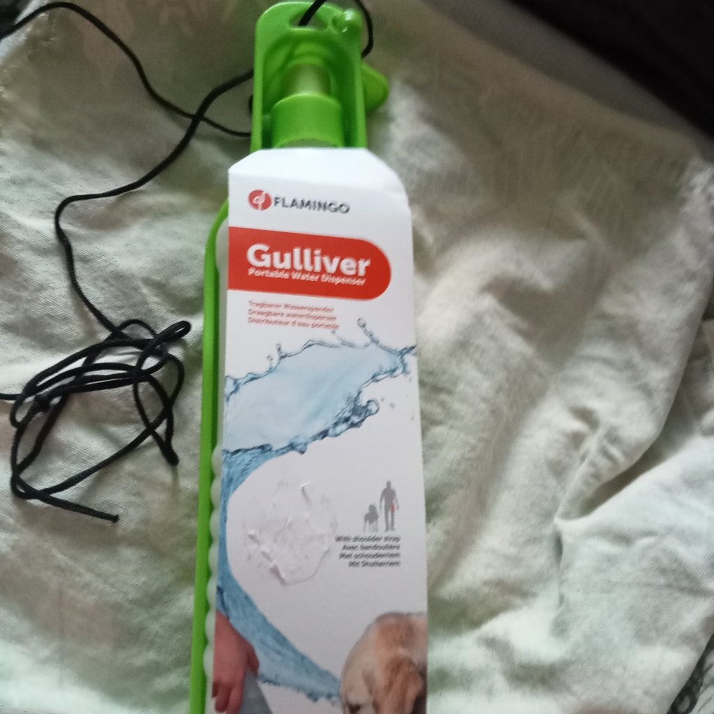 Nieuwe waterfles en drinkbakje voor honden, Flamingo, Ophalen, Nieuw