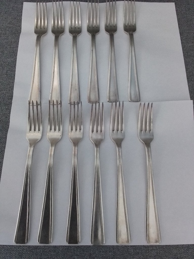 couverts en métal argenté 12 fourchettes poinçons 100 R., Enlèvement ou Envoi