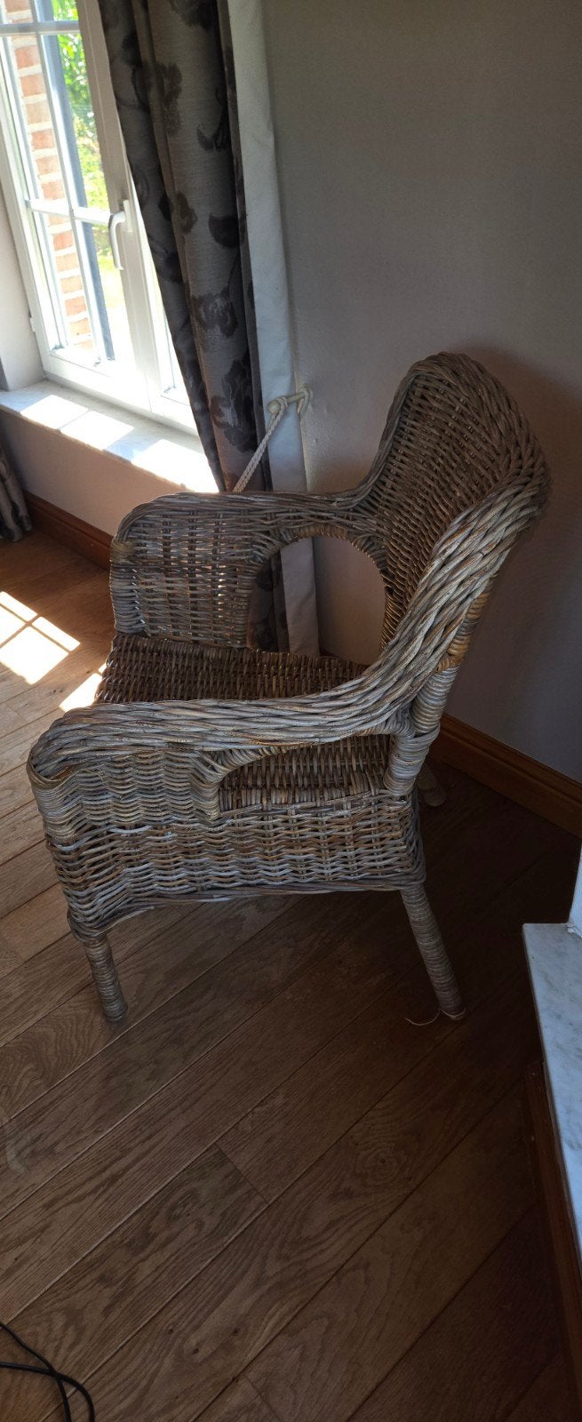 Rotan zetel, Huis en Inrichting, Zetels | Voetbanken en poefs, Ophalen