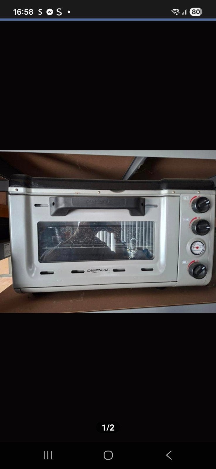 Campingaz oven en kookplaat, Electroménager, Fours, Enlèvement