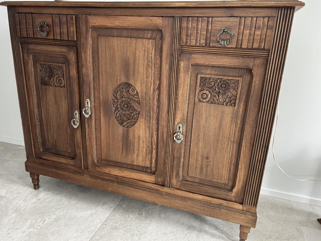 Oud met de hand gemaakt houten kastje, Antiek en Kunst, Ophalen
