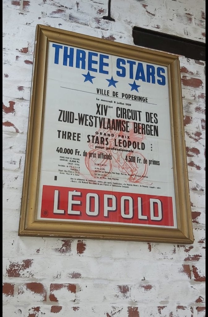 Oude affiche Three Stars, Antiek en Kunst, Ophalen