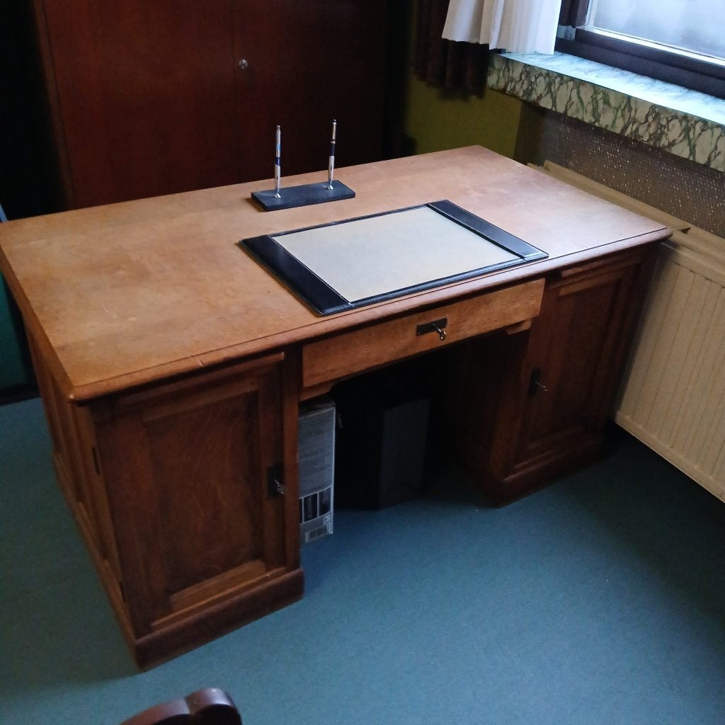 bureau, Ophalen, 150 cm, Hout, Secretaire
