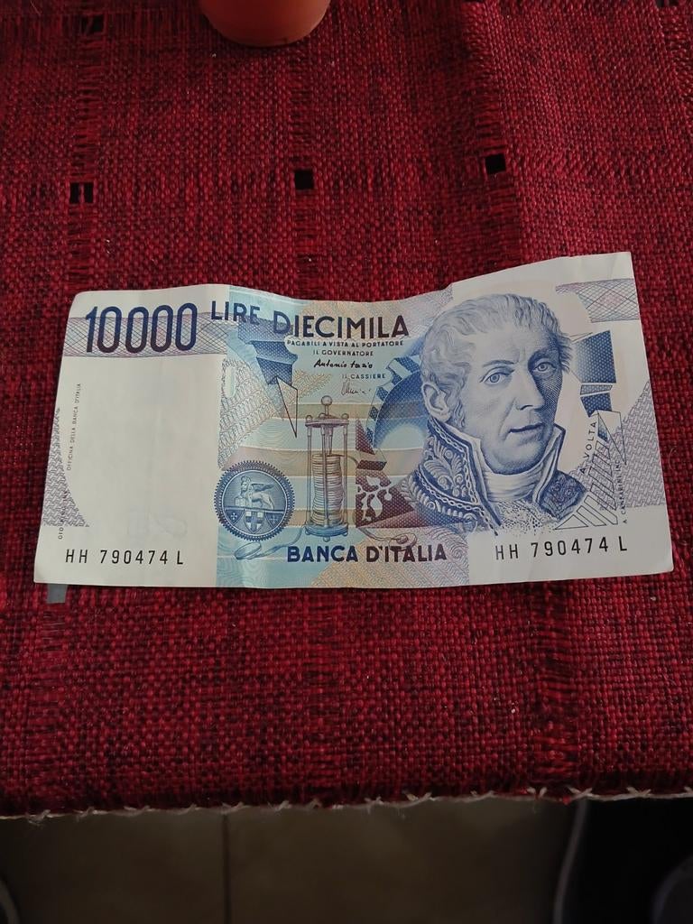 Billiet de 10000 lire a vendre, Enlèvement ou Envoi