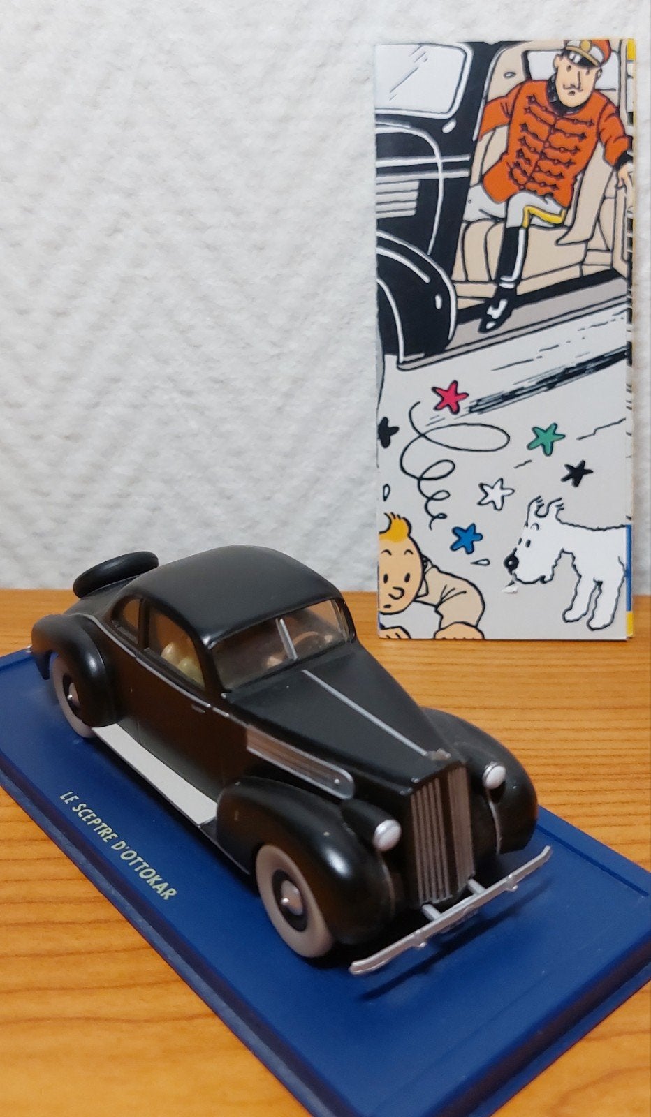 KUIFJE Atlas auto 1/43 'De Packard van koning Muskar 1939', Verzamelen, Ophalen of Verzenden, Kuifje, Nieuw, Beeldje of Figuurtje