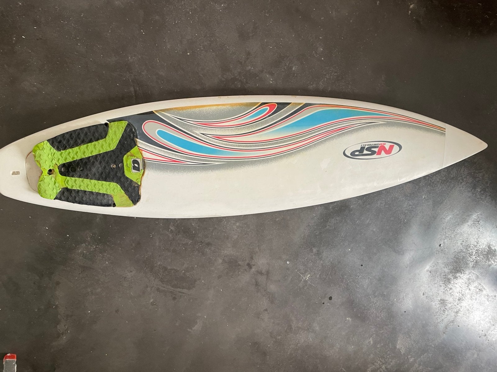 Surfboard NSP polyester, Ophalen, Gebruikt, Shortboard, Met koord