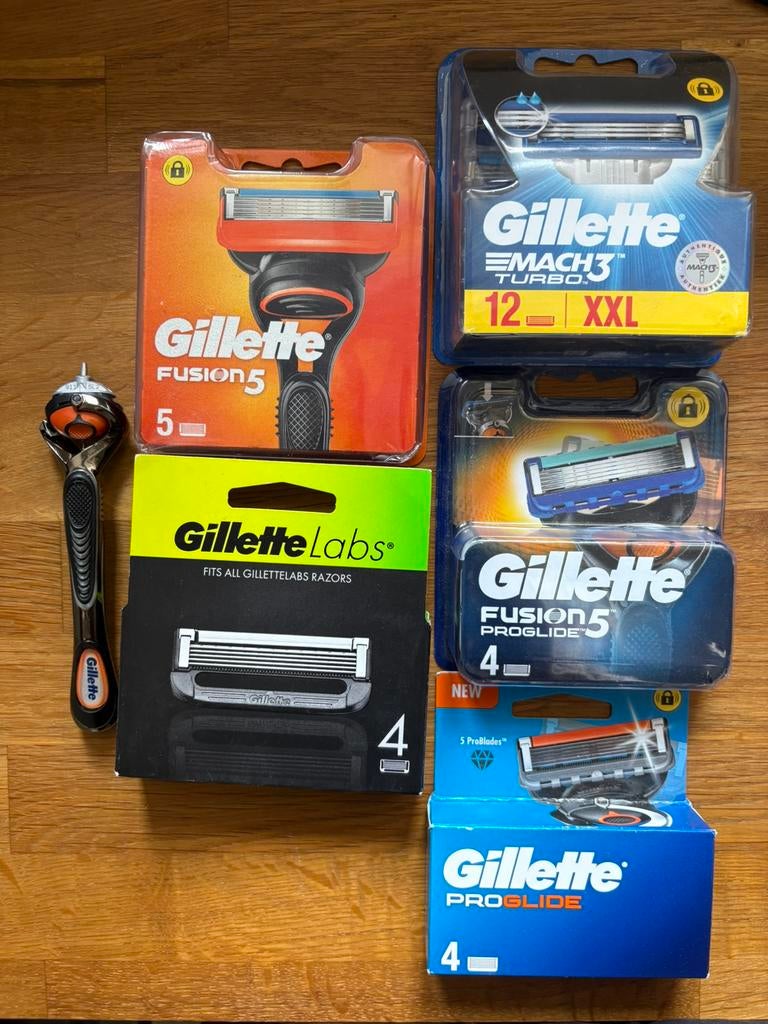 Gillette scheemesjes Labs/Fusion/Proglide/Mach 3 Turbo, Ophalen of Verzenden, Nieuw
