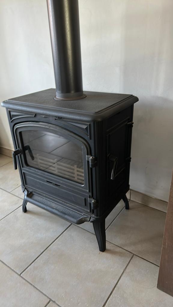 Poêle a bois Franco-Belge limousin 10kW, Enlèvement, Utilisé