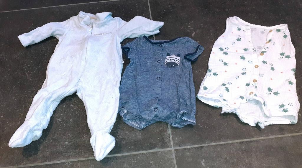 Baby kleding 3 stuks Obaïbi 3M 59, Ophalen of Verzenden, Nieuw, Jongetje of Meisje, Setje