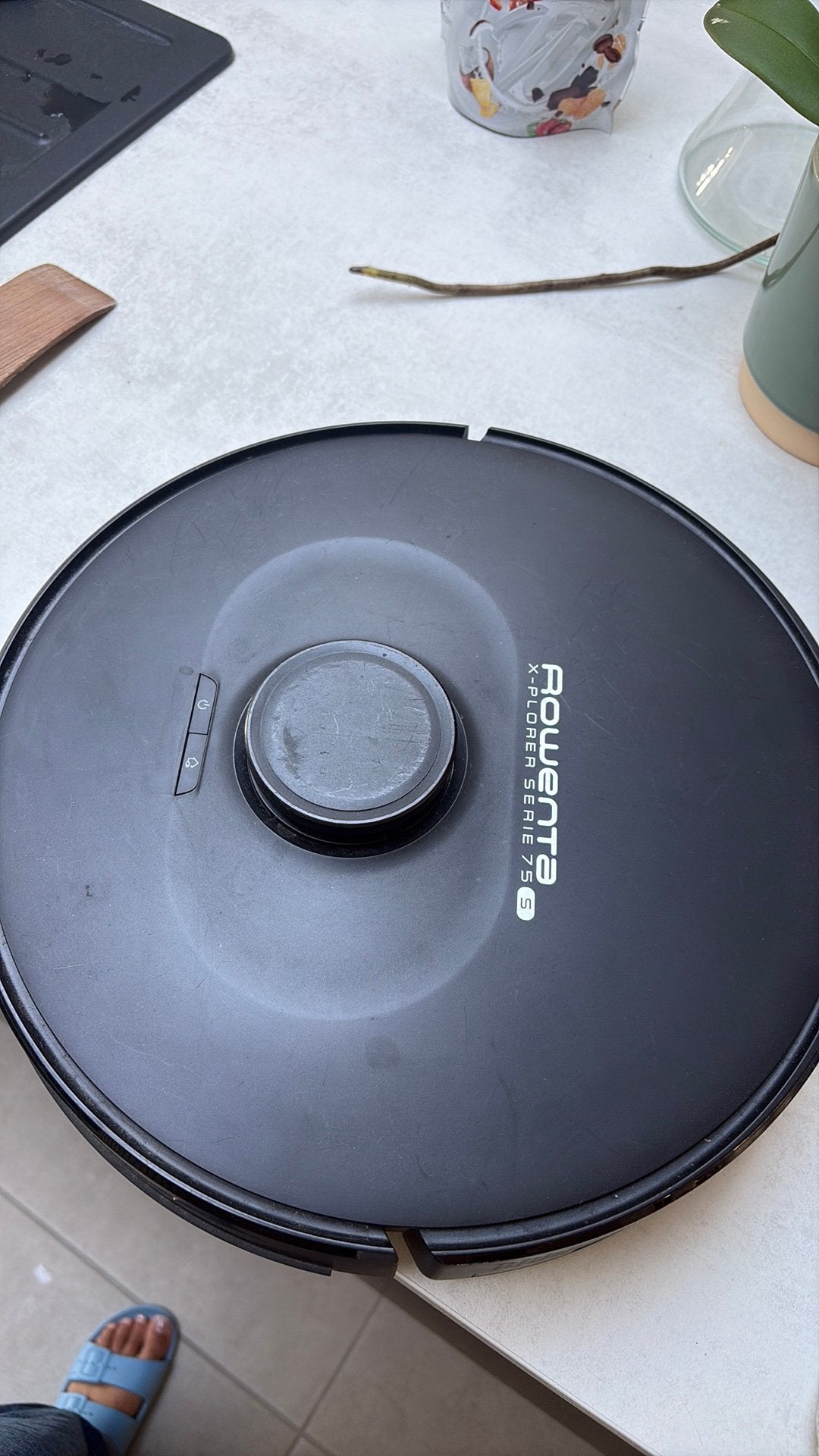 Rowenta x-plorer series 75 s, Zo goed als nieuw, Bedienbaar via app, Minder dan 1200 watt, Reservoir