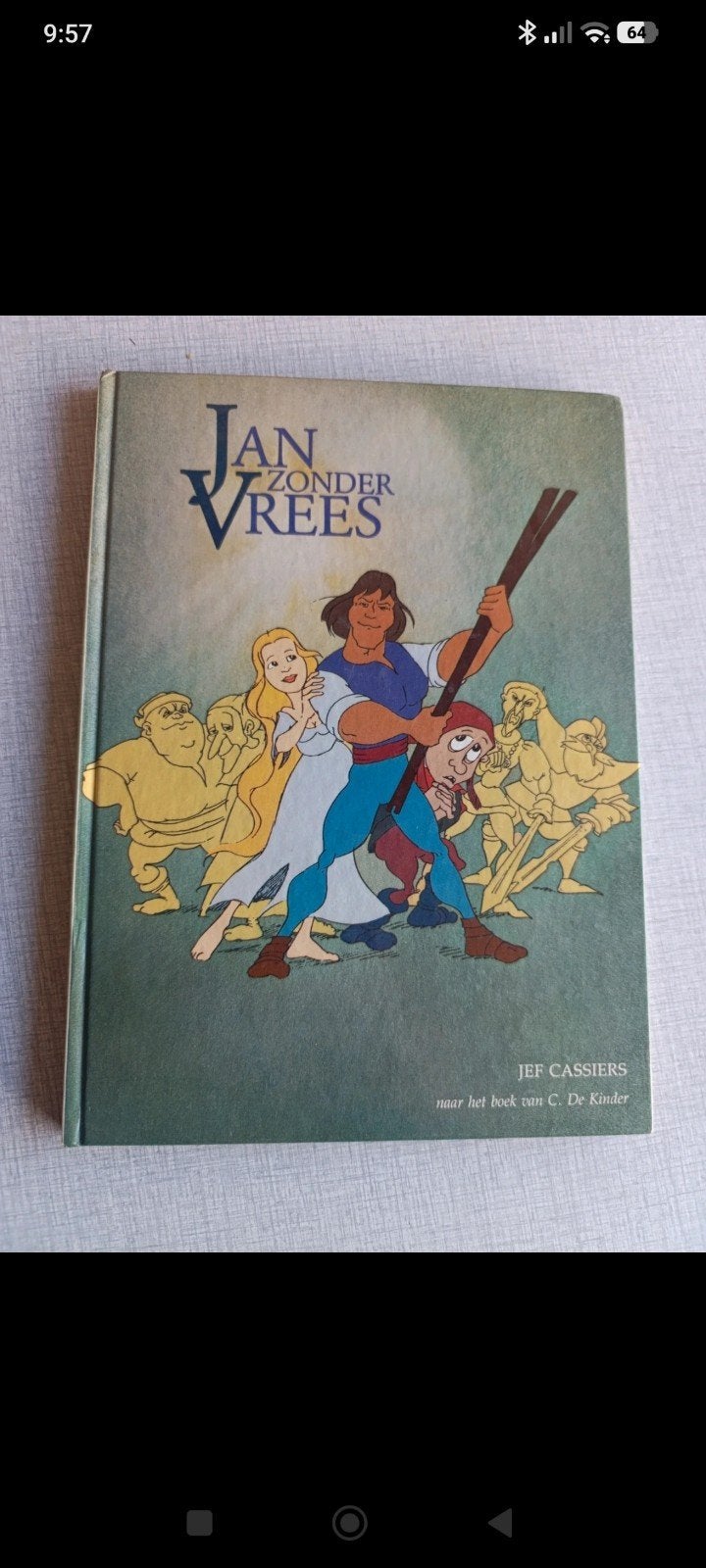 vintage lees/filmboek Jan zonder vrees 1984, Ophalen of Verzenden