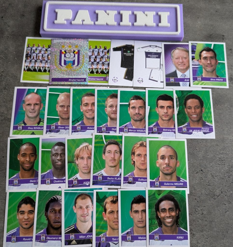 PANINI FOOTBALL 2012 LOT 26 AUTOCOLLANTS FOOT ANDERLECHT SP., Enlèvement ou Envoi, Neuf