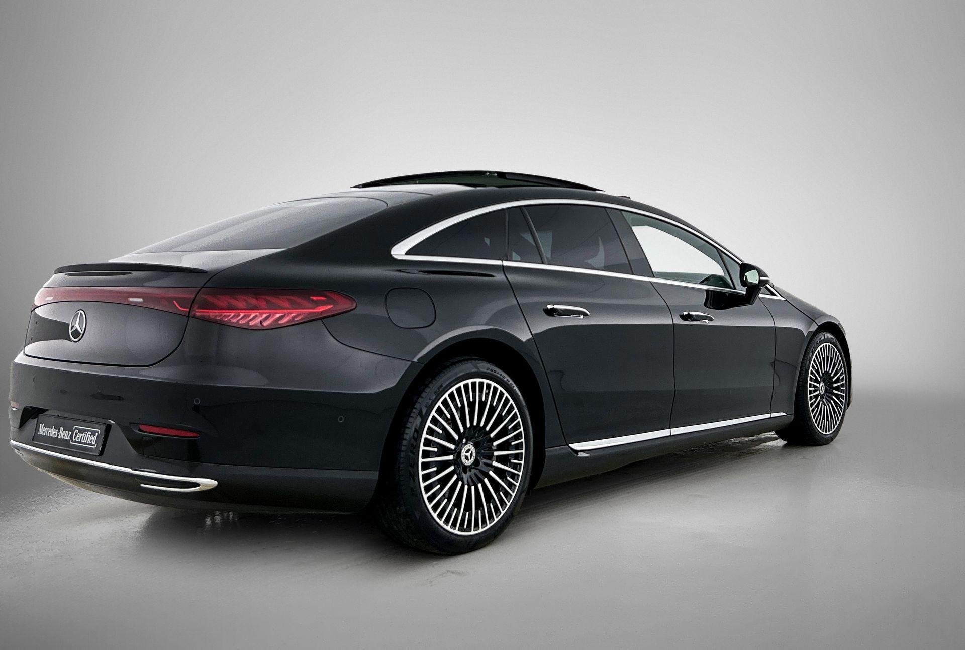 Mercedes-Benz EQS-Klasse 350 Berline Luxury Line 90 kWh | Pa, Automaat, Achterwielaandrijving, Zwart, Leder