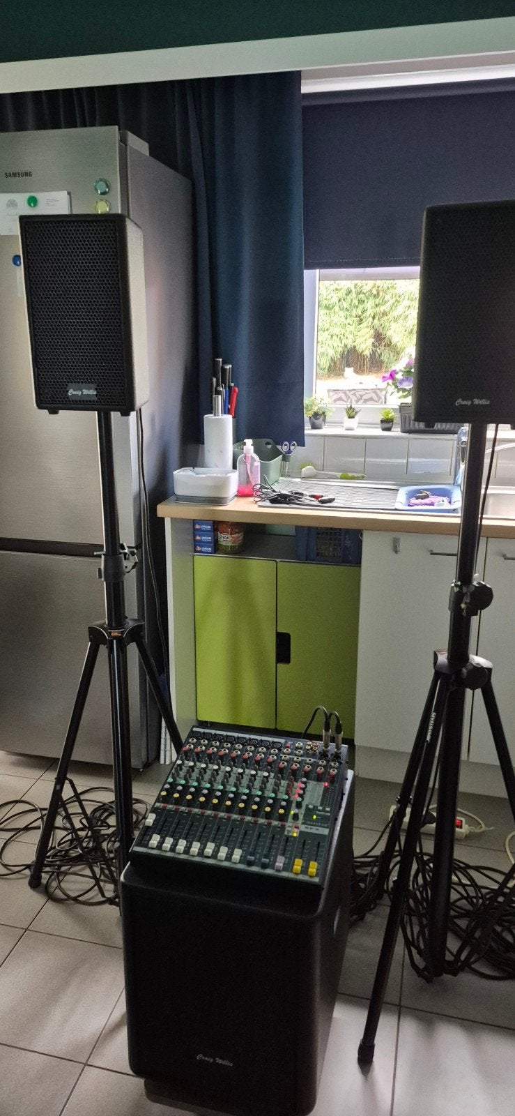 P.A.set COMPLEET, Enlèvement ou Envoi, Comme neuf, 500 à 1000 watts, Sono