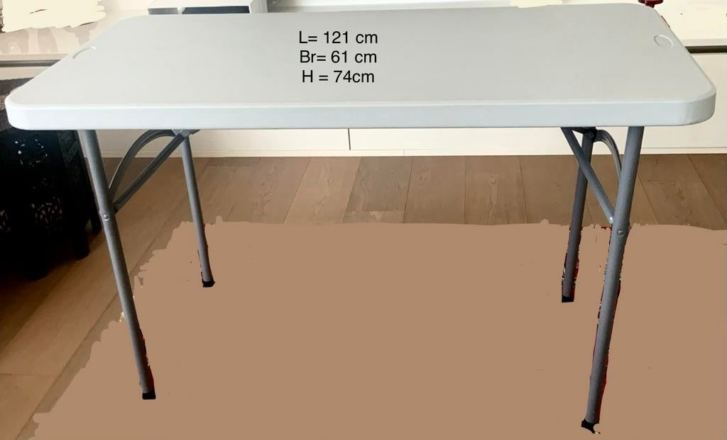 Plooitafel ZOWN  L121cm  Br61cm  74cm, Ophalen, Zo goed als nieuw