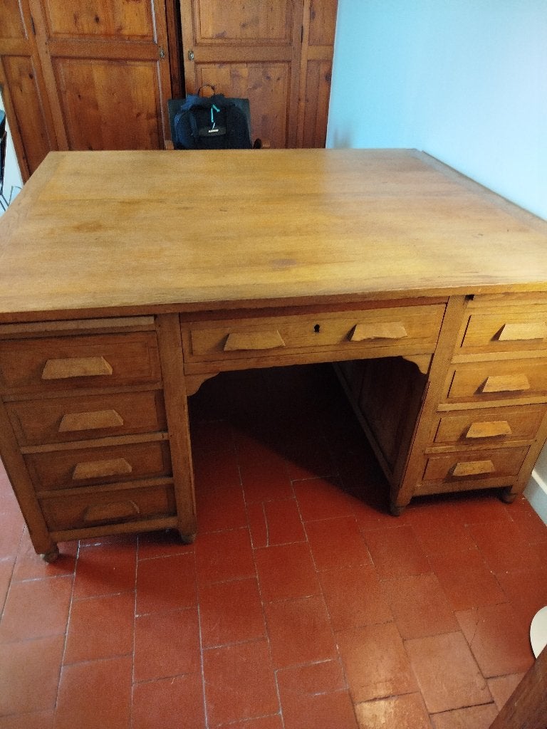 Bureau, Autres marques, Bureau duo, Vintage, Enlèvement
