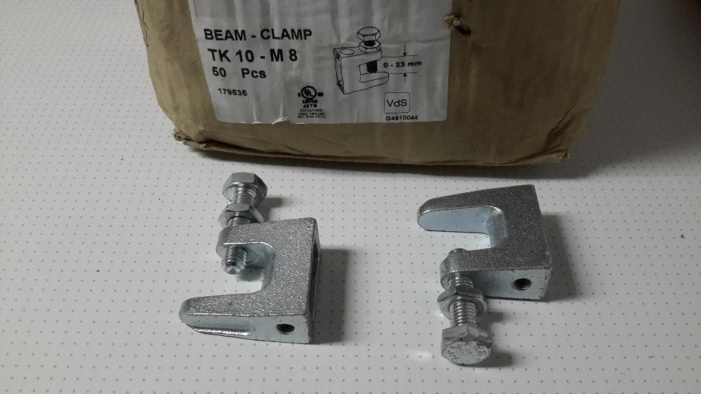 Lot / partij balkklemmen ( NIEUW ), Doe-het-zelf en Bouw, Ophalen of Verzenden, Nieuw