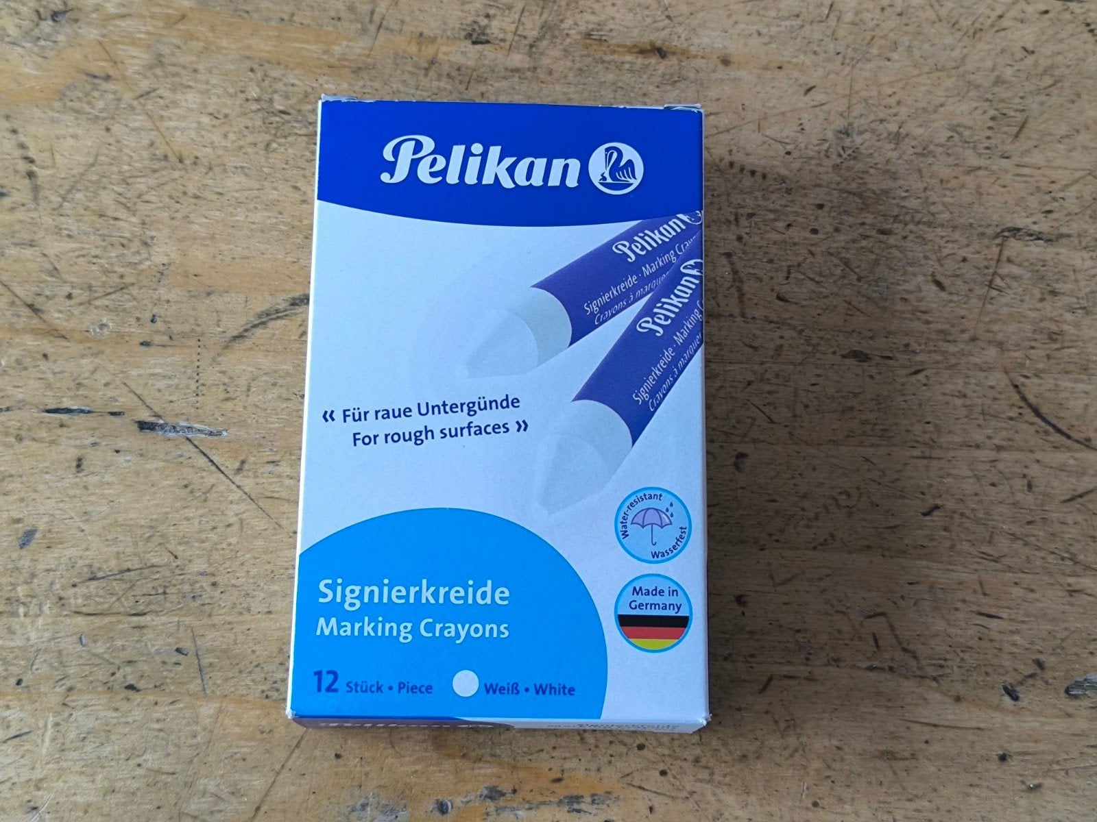 Pelikan Craie de marquage Métal, Bois, Carton (12pcs)(Neuf!), Bricolage & Construction, Métaux, Enlèvement ou Envoi, Neuf