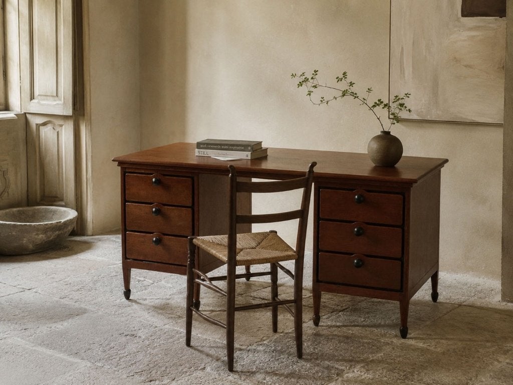 Eiken Pander bureau uit circa 1920, Ophalen
