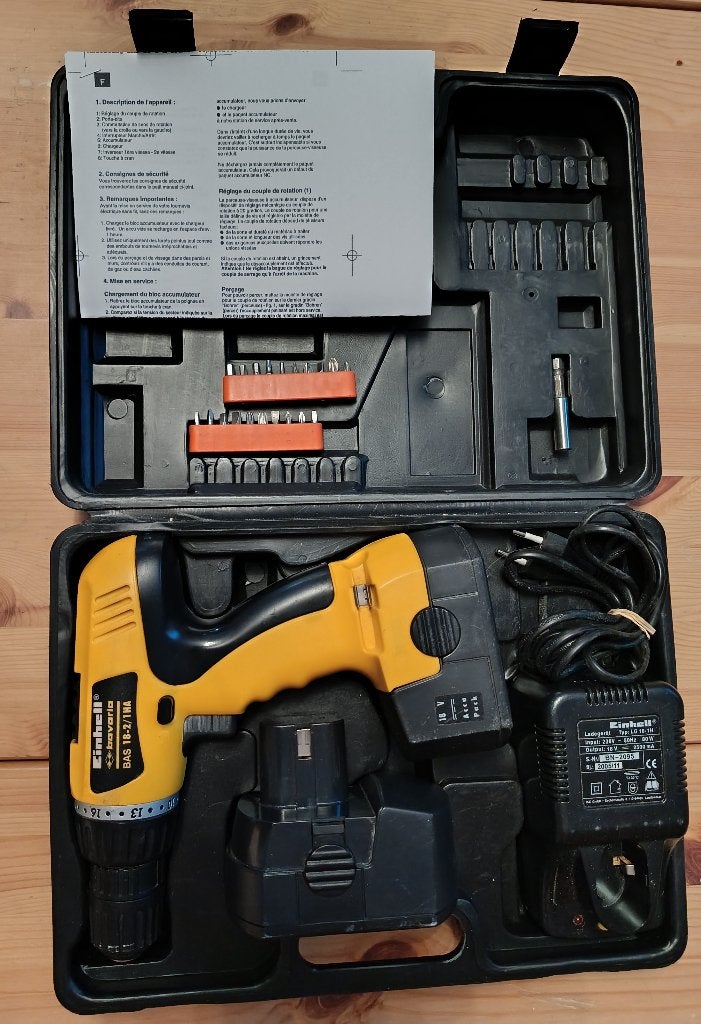 Perceuse viseuse Heinhell BAS-2/1HA, Bricolage & Construction, Enlèvement ou Envoi, Utilisé, Perceuse