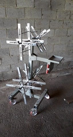 Chariot dérouleur de joint  atelier de menuiserie, Enlèvement