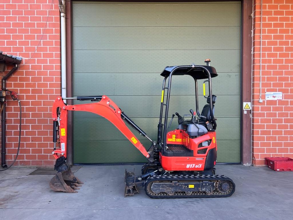 Kubota U17-3α minigraver, Ophalen