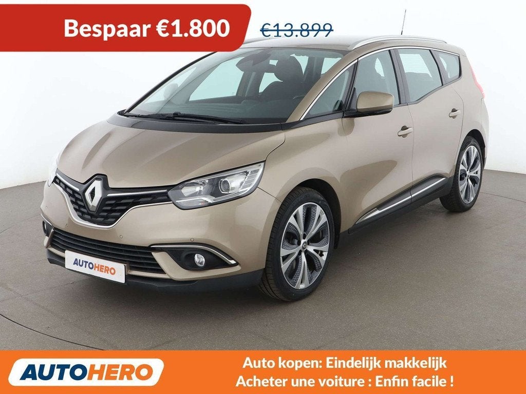 Renault Grand Scénic 1.3 TCe Energy Intens, Autos, Achat, 7 places, Détection des panneaux routiers, Brun