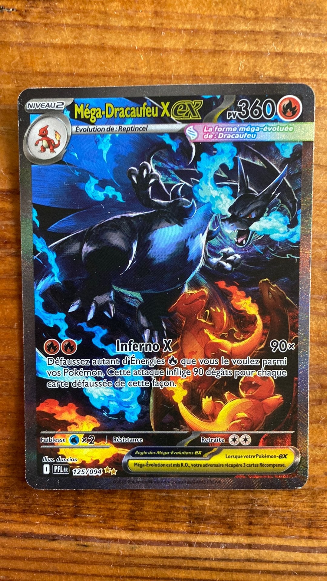 Méga-dracaufeu X, Ophalen, Nieuw