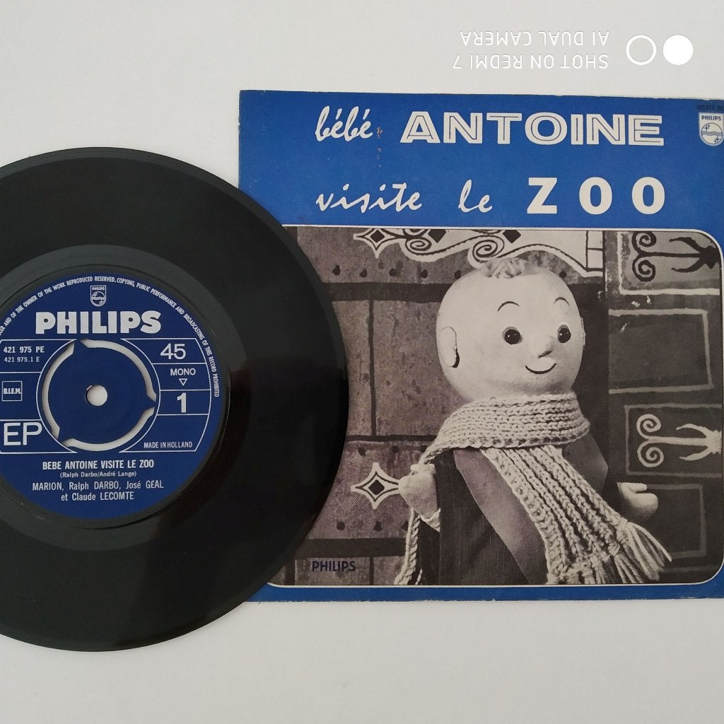 BEBE ANTOINE visite le zoo 60's 45t EP 7"., Enlèvement ou Envoi, 7 inch, Utilisé, EP