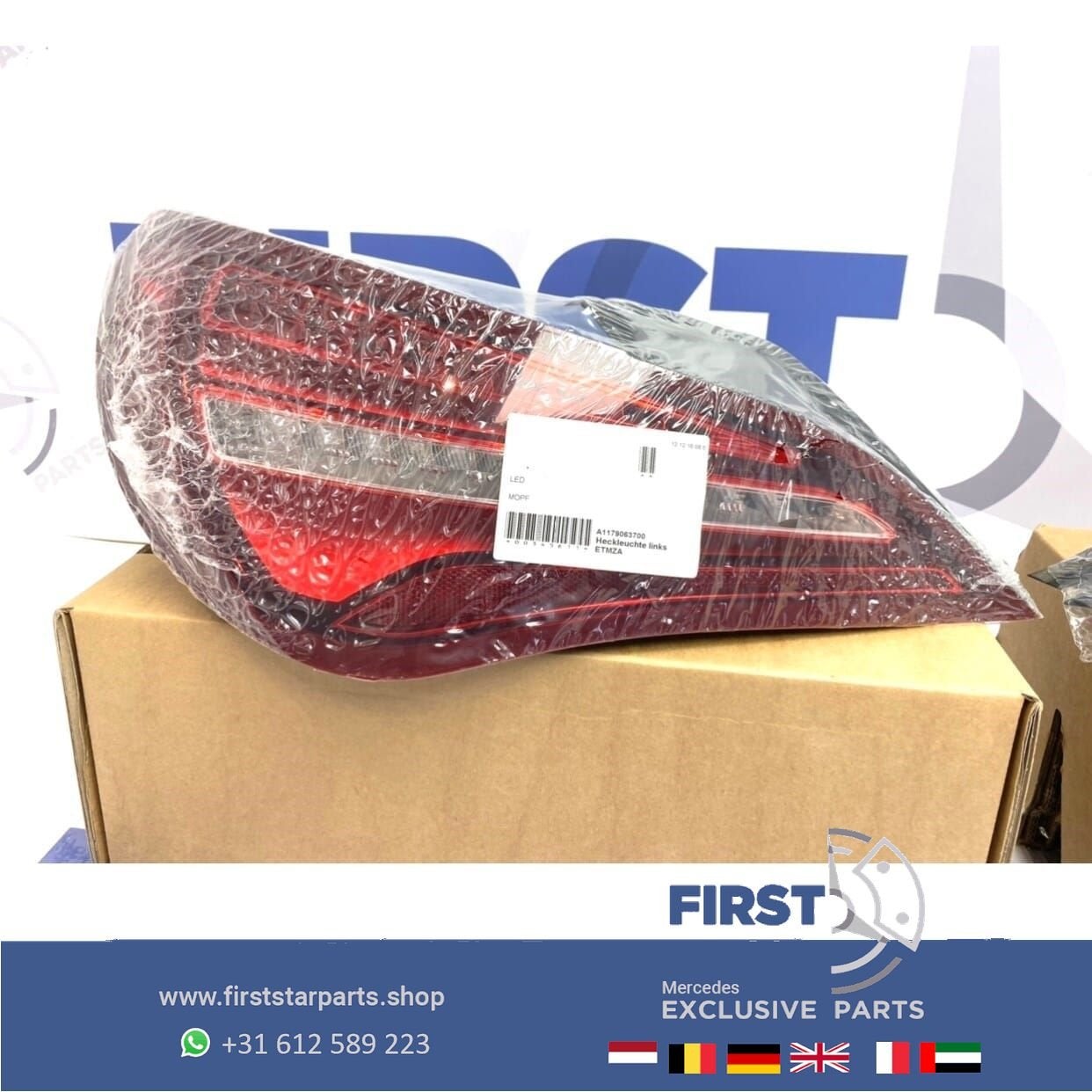 W117 CLA VOL LED FACELIFT Achterlicht links rechts origineel, Utilisé, -, -, Enlèvement ou Envoi