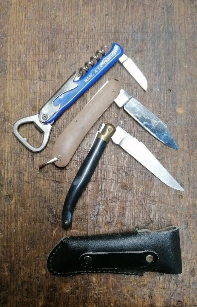 Couteaux pliants poche, Envoi, Comme neuf