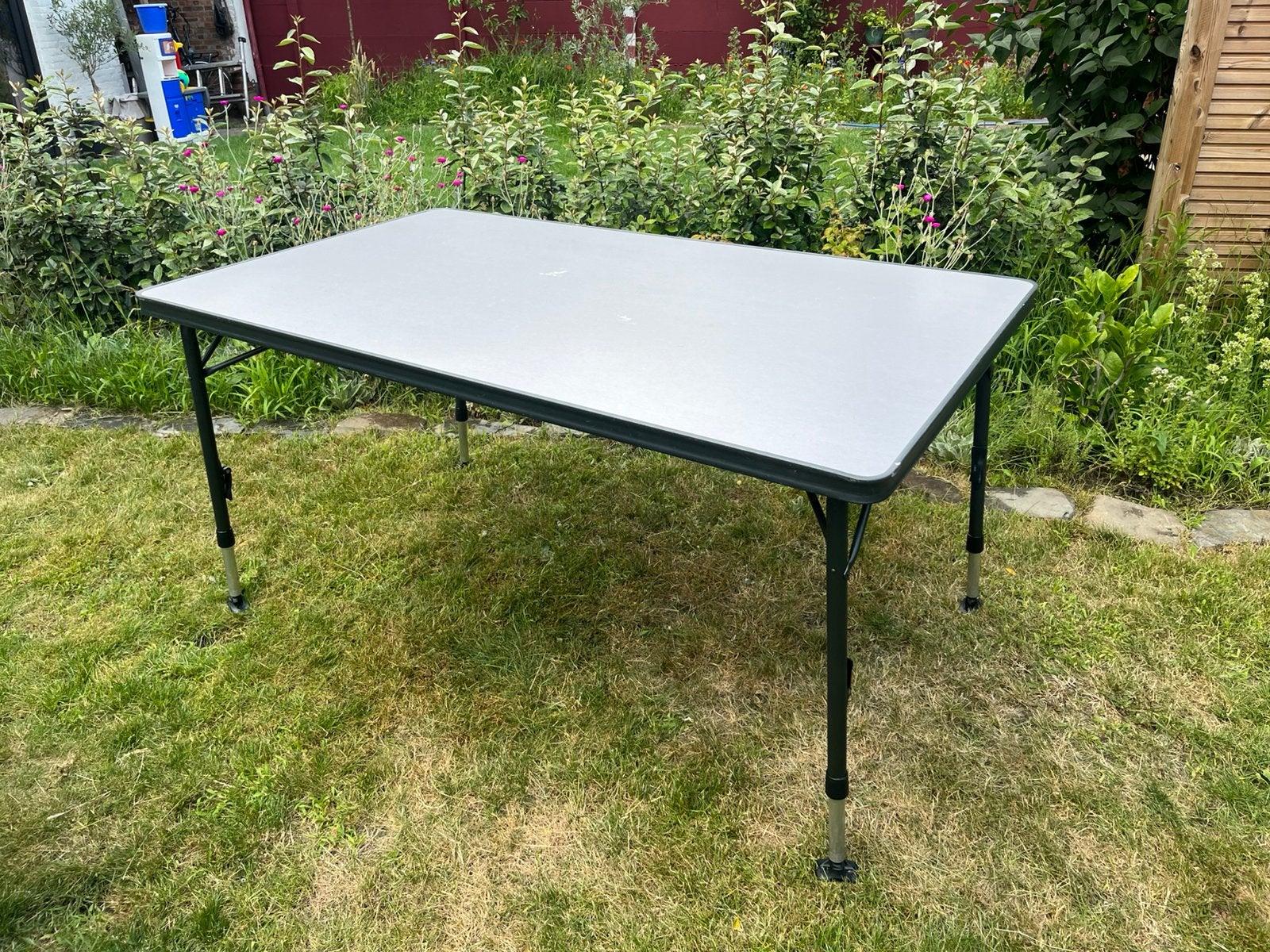 Crespo kampeertafel 150 x 90, Ophalen, Gebruikt, Campingtafel