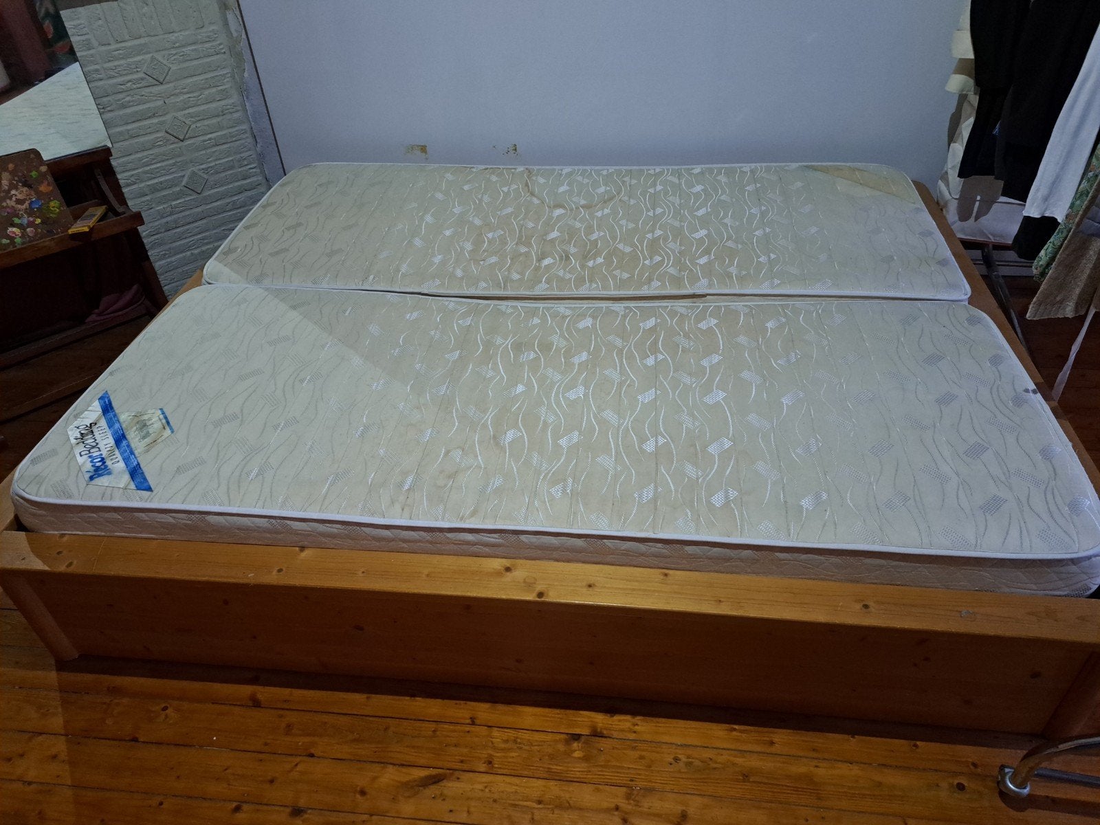 Tweepersoonsbed, Huis en Inrichting, Ophalen, Gebruikt, 200 cm