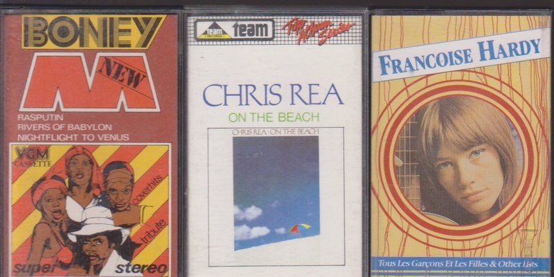 cassettes, Ophalen, 2 t/m 25 bandjes