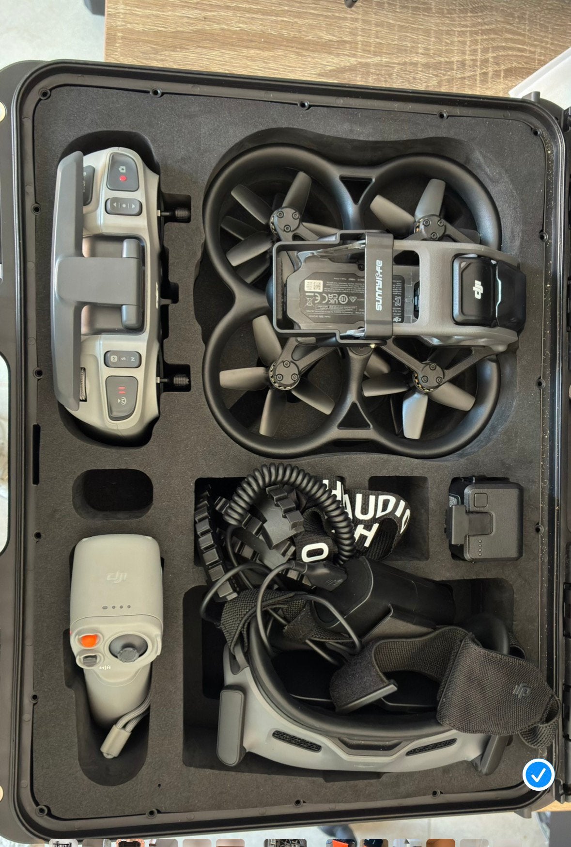 DJI Avata 1 - met controller en flightcase, Audio, Tv en Foto, Drones, 250 tot 900 gram, Basiskwaliteit, Ophalen of Verzenden