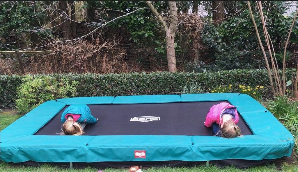 trampoline Berg Inground Eazyfit Airflow rechthoekig 220x330, Ophalen, Gebruikt