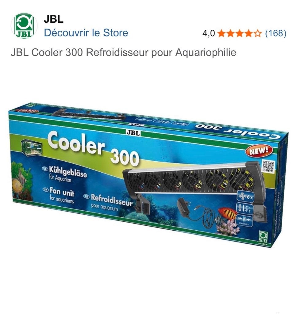 Aquarium jbl cooler 300, Ophalen, JBL