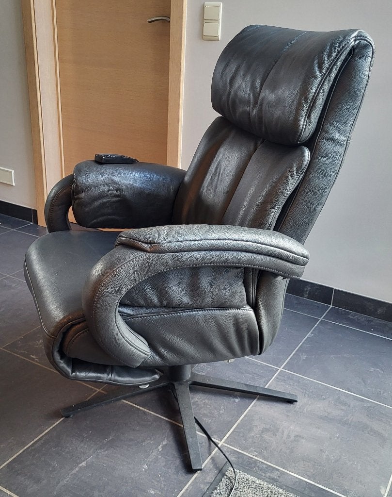 Fauteuil électrique Himolla, Maison & Meubles, Enlèvement, Utilisé, Cuir