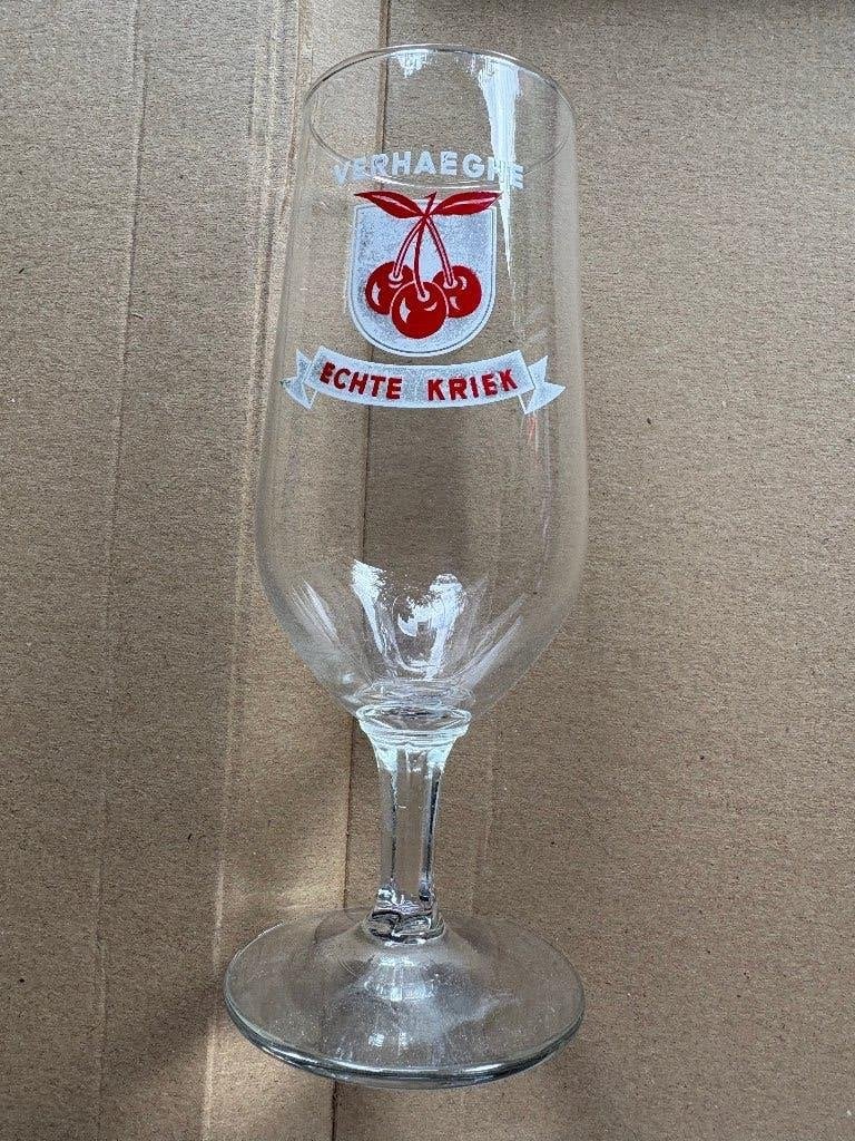 Verhaeghe Echte Kriek, Collections, Marques de bière, Utilisé, Verre ou Verres, Autres marques, Enlèvement ou Envoi