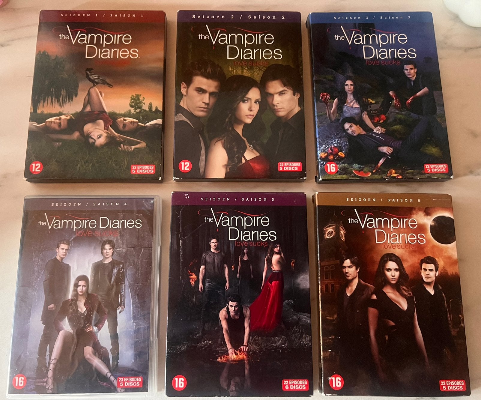 Dvd’s The Vampire Diaries, Cd's en Dvd's, Ophalen of Verzenden, Zo goed als nieuw