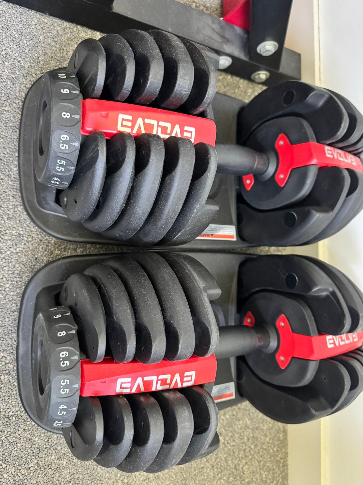Dumbbells Easy Adjust, Sport en Fitness, Fitnessmaterialen, Zo goed als nieuw, Dumbbell, Ophalen