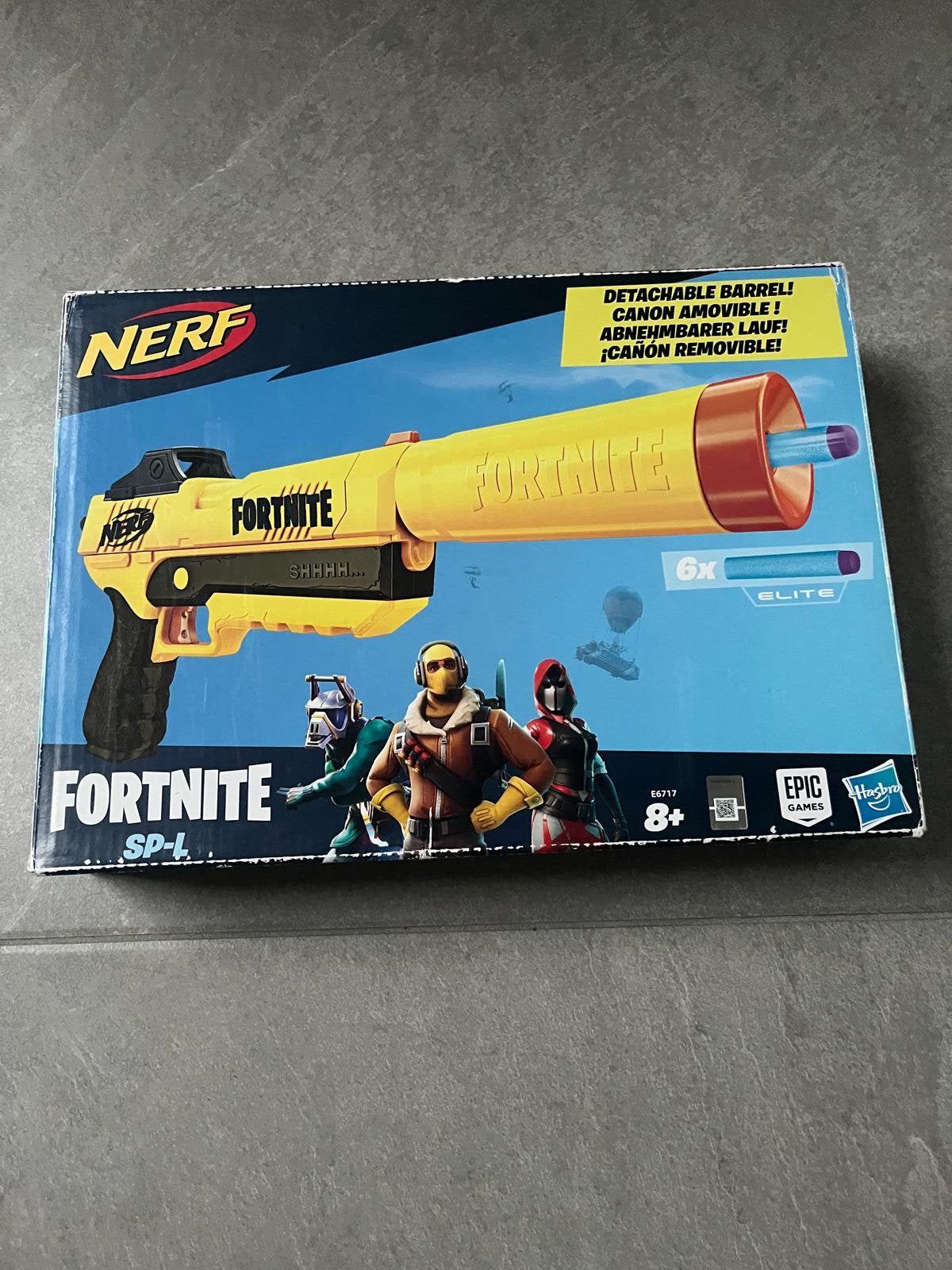 Nerf Fortnite, Enlèvement, Utilisé