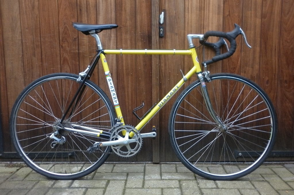 vélo de course rétro en diamant avec panto, Vélos & Vélomoteurs, Enlèvement ou Envoi