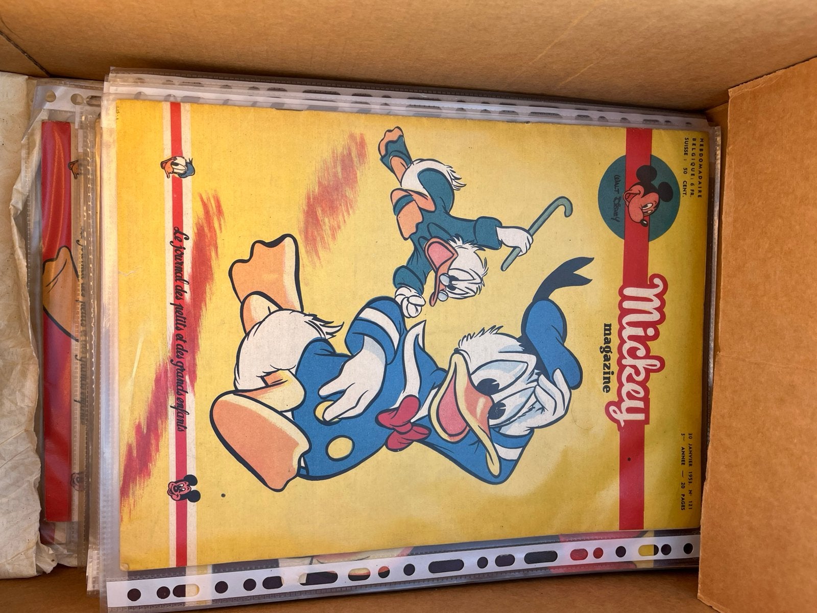 Mickey magazine, Enlèvement ou Envoi