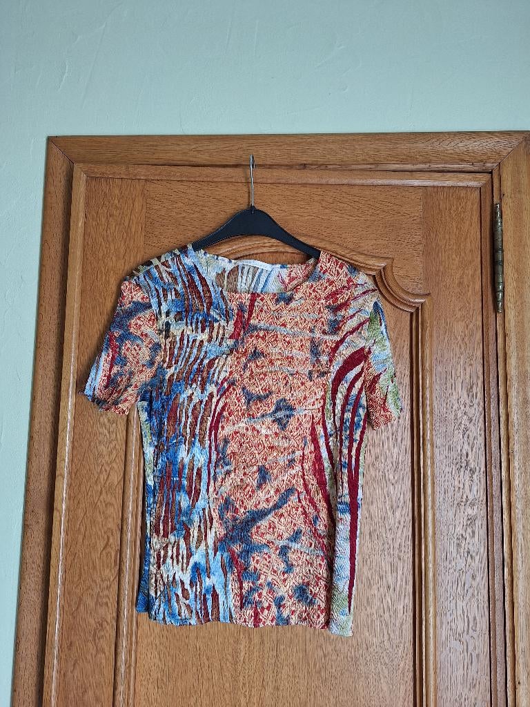 Blouse multi couleurs "un jour ailleurs" - taille 40/42, Overige kleuren, Un jour ailleurs, Gedragen, Ophalen